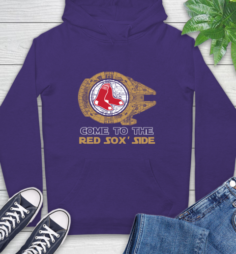 MLB Come To The Boston Red Sox Side Star Wars Baseball Sports Hoodie 5