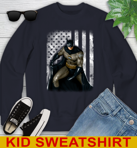 San Antonio Spurs NBA Basketball Batman DC American Flag Shirt Youth Sweatshirt 2
