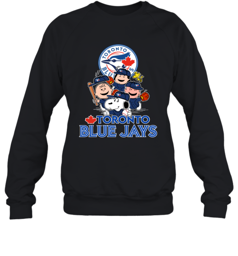 MLB Toronto Blue Jays Snoopy Charlie Brown Woodstock The Peanuts Movie Baseball  T Shirt - Rookbrand