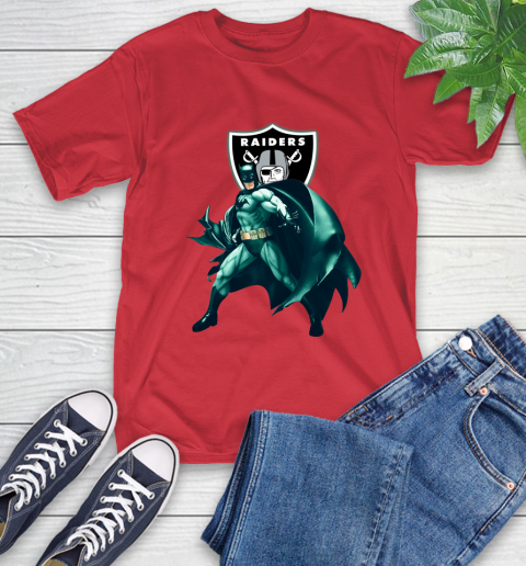 NFL Batman Football Sports Oakland Raiders T-Shirt 10