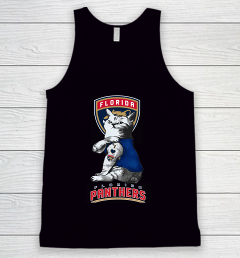 NHL My Cat Loves Florida Panthers Hockey Tank Top