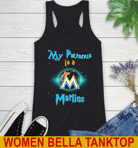 MLB Baseball Harry Potter My Patronus Is A Miami Marlins Racerback Tank
