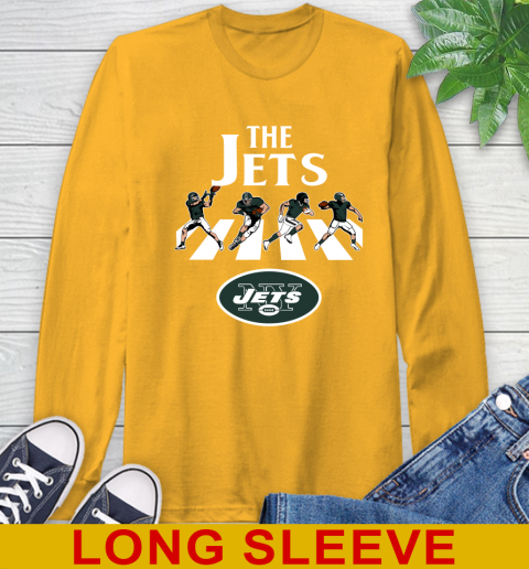 NFL Football New York Jets The Beatles Rock Band Shirt Long Sleeve T-Shirt 2