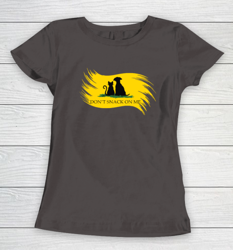 Don't Snack on Me Funny Cats Dogs, Pet Women's T-Shirt 5