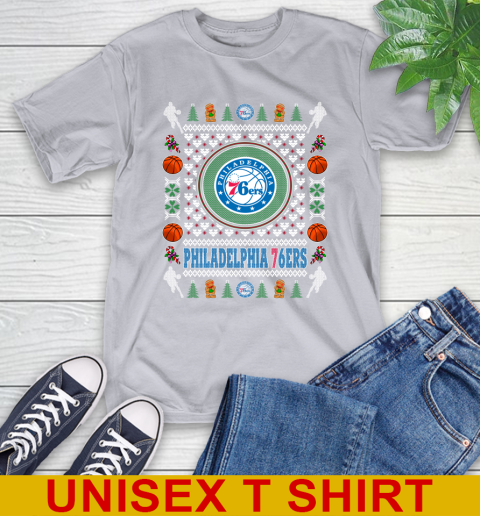 Philadelphia 76ers Merry Christmas NBA Basketball Loyal Fan T-Shirt 5
