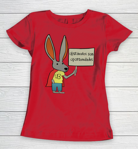 Rick Flag Shirt  Ultra Bunny with a Sign Women's T-Shirt 7