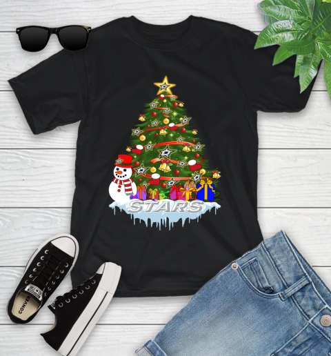 Dallas Stars Merry Christmas NHL Hockey Sports Youth T-Shirt 2