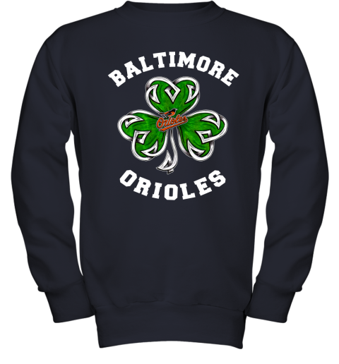 Gildan Baltimore Orioles Crewneck Sweatshirt Sport Grey L