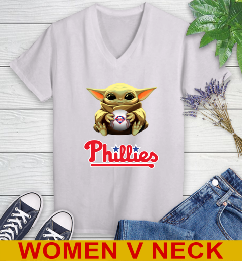 MLB Baseball Philadelphia Phillies Star Wars Baby Yoda Shirt 77