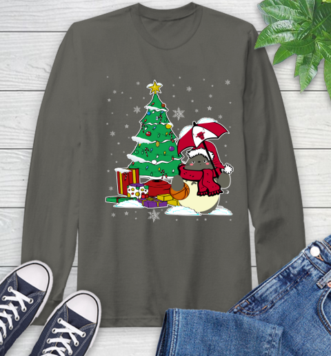 Chicago Bulls NBA Basketball Cute Tonari No Totoro Christmas Sports Long Sleeve T-Shirt 9