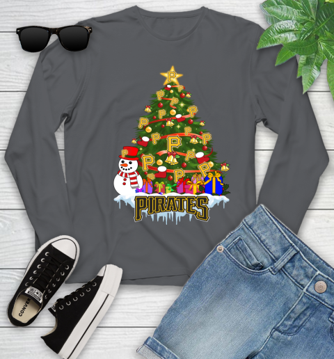 Pittsburgh Pirates Merry Christmas MLB Baseball Sports Youth Long Sleeve 8