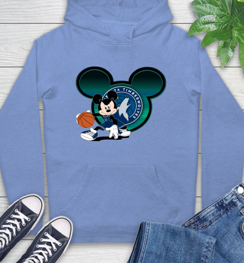 NBA Minnesota Timberwolves Mickey Mouse Disney Basketball Hoodie 11