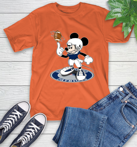NFL Football New England Patriots Cheerful Mickey Disney Shirt T-Shirt 5