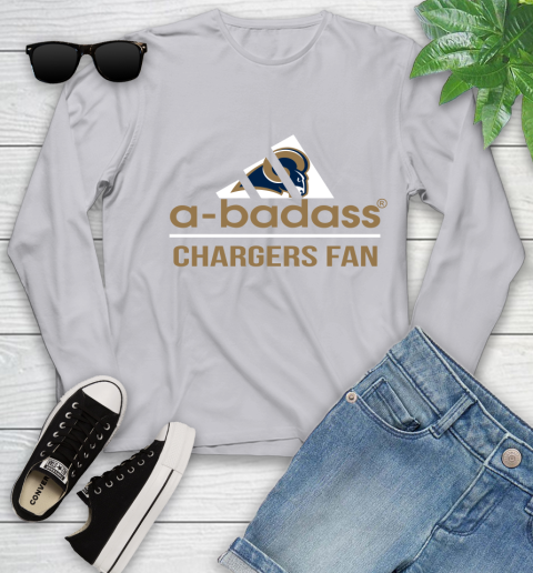 Los Angeles Rams NFL Football A Badass Adidas Adoring Fan Sports Youth Long Sleeve 5