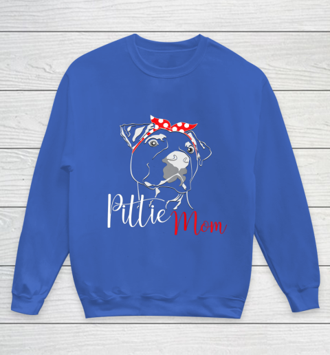 Dog Mom Shirt Pittie Mom T Shirt American Pitbull Shirt Dog Lover Youth Sweatshirt 6