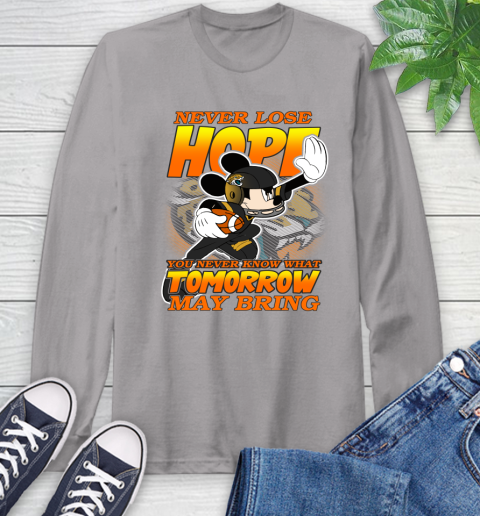 Jacksonville Jaguars NFL Football Mickey Disney Never Lose Hope Long Sleeve T-Shirt 6