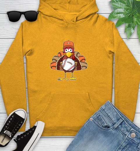 San Francisco Giants Turkey thanksgiving Youth Hoodie 3