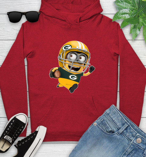 NFL Green Bay Packers Minions Disney Football Sports Youth Hoodie 11