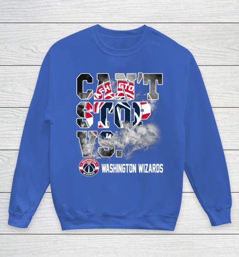 NBA Washington Wizards Basketball Can't Stop Vs Youth Sweatshirt 6