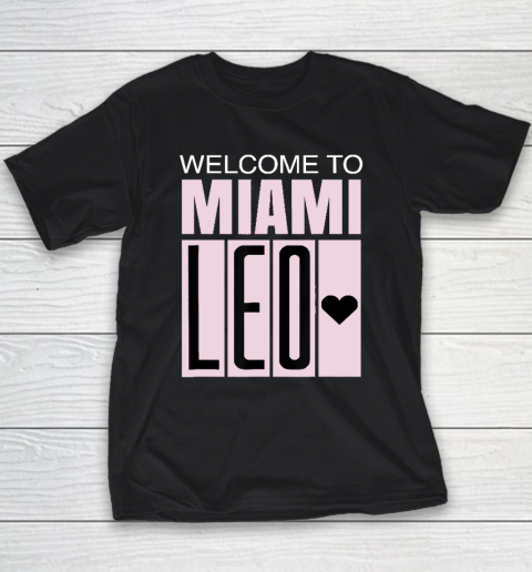 Welcome to Miami Leo 10  GOAT Youth T-Shirt