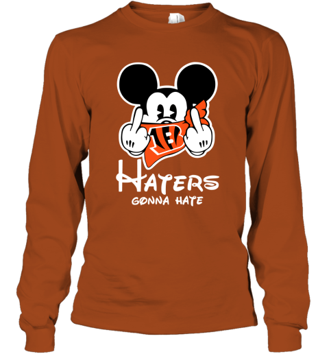 Personalized Cincinnati Bengals Mickey Mouse Haters Gonna Hate All