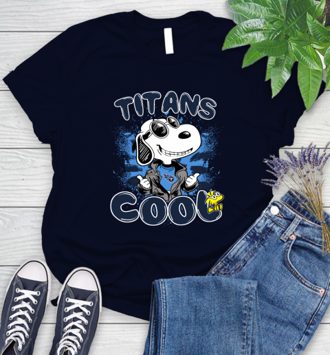 NFL Football Tennessee Titans Cool Snoopy Shirt Women's T-Shirt 2