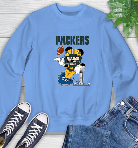 NFL Green Bay Packers Mickey Mouse Disney Super Bowl Football T Shirt Sweatshirt 11