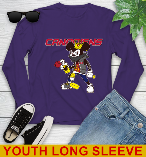 Montreal Canadiens NHL Hockey Mickey Peace Sign Sports Youth Long Sleeve 5