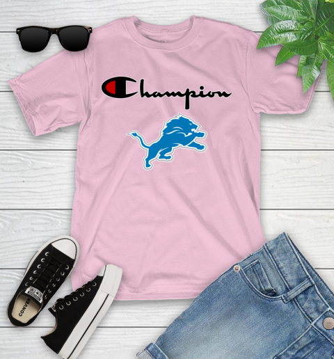 NFL Football Detroit Lions Champion Shirt Youth T-Shirt 7