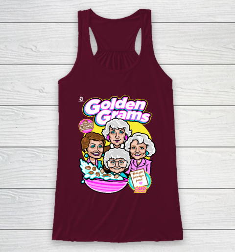 Golden Girls Tshirt Golden Grams Cereal Racerback Tank 2
