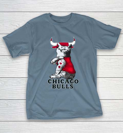 NBA Basketball My Cat Loves Chicago Bulls T-Shirt 6