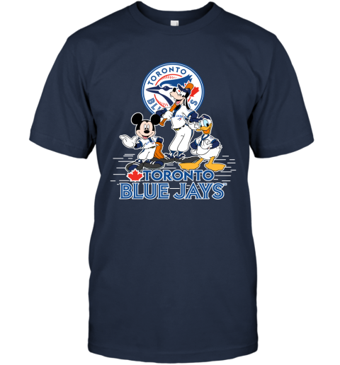 Toronto Blue Jays Mickey Donald And Goofy Baseball Sweatshirt 