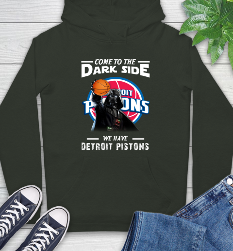 NBA Come To The Dark Side We Have Detroit Pistons Star Wars Darth Vader Basketball Hoodie 12