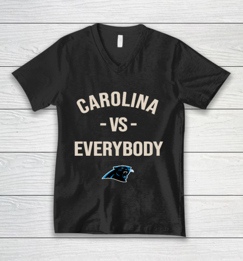 Carolina Panthers Vs Everybody V-Neck T-Shirt