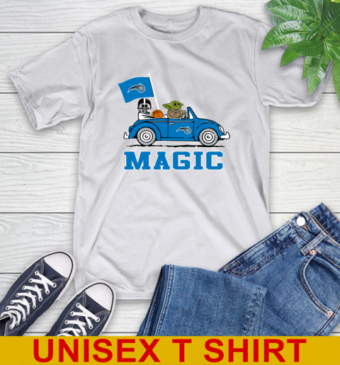 NBA Basketball Orlando Magic Darth Vader Baby Yoda Driving Star Wars Shirt T-Shirt 12