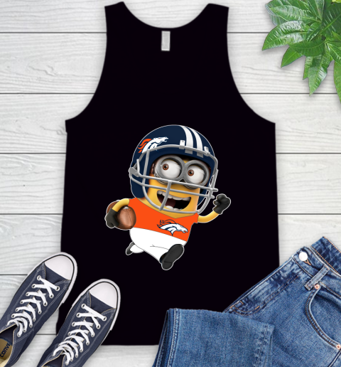 NFL Denver Broncos Minions Disney Football Sports Tank Top 2