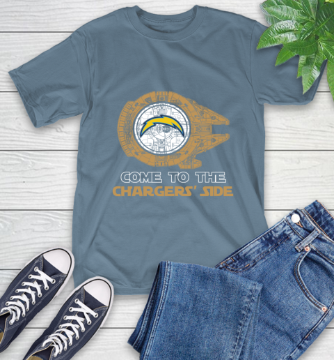 NFL Come To The Los Angeles Chargers Star Wars Football Sports T-Shirt 8