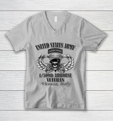 Veteran Shirt 1 509th Airborne Veteran V-Neck T-Shirt 2