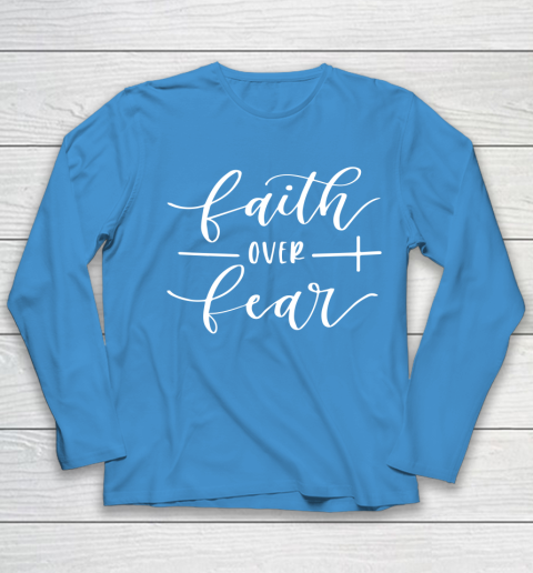 Faith Over Fear Cross Youth Long Sleeve 5