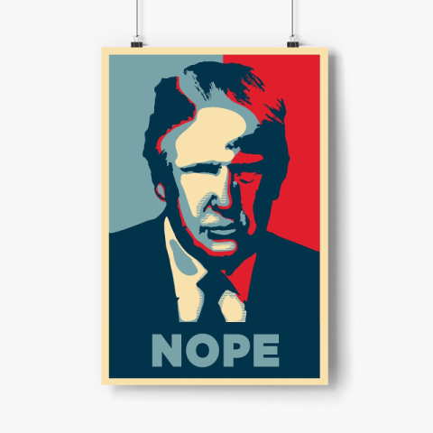 Trump Nope 004 Poster