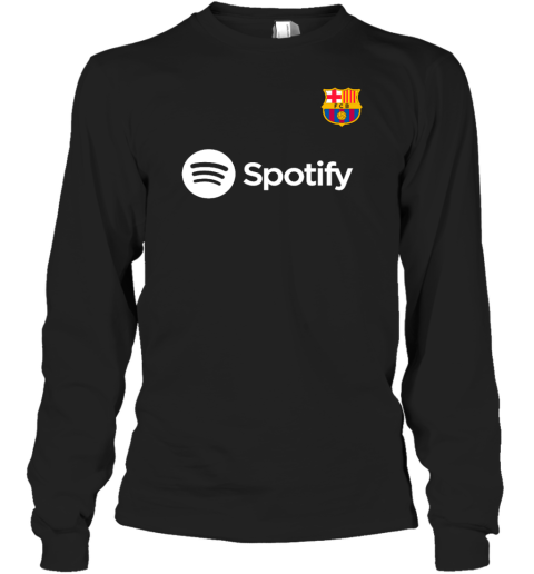 Drake Barcelona Soccer Spotify Long Sleeve T-Shirt