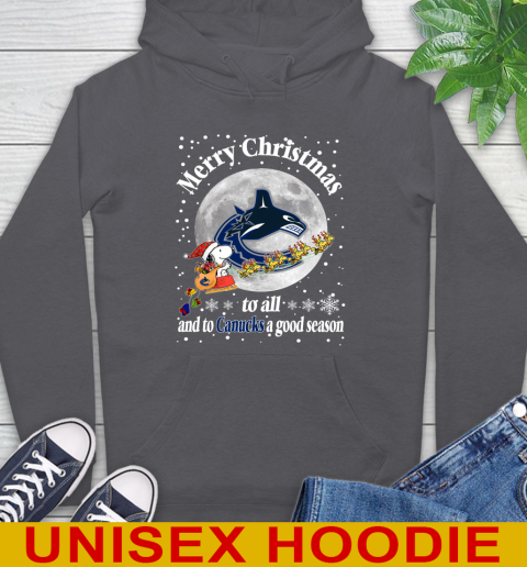 Vancouver Canucks Merry Christmas To All And To Canucks A Good Season NHL Hockey Sports Hoodie 7