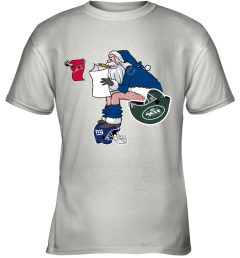 Santa Claus Indianapolis Colts Shit On Other Teams Christmas Youth T-Shirt