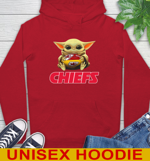 NFL Football Kansas City Chiefs Baby Yoda Star Wars Shirt Hoodie 10