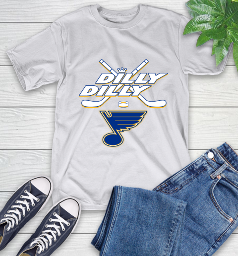 NHL St.Louis Blues Dilly Dilly Hockey Sports T-Shirt 12