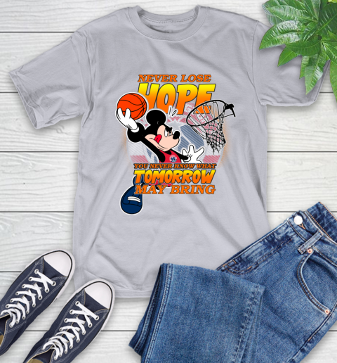 Washington Wizards NBA Basketball Mickey Disney Never Lose Hope T-Shirt 6