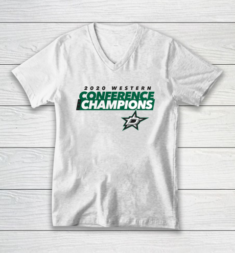 Dallas Stars 2020 Western Conference Champions V-Neck T-Shirt