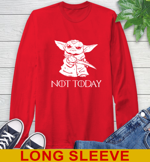 Not Today Game Of Thrones Star Wars Baby Yoda Shirt 66