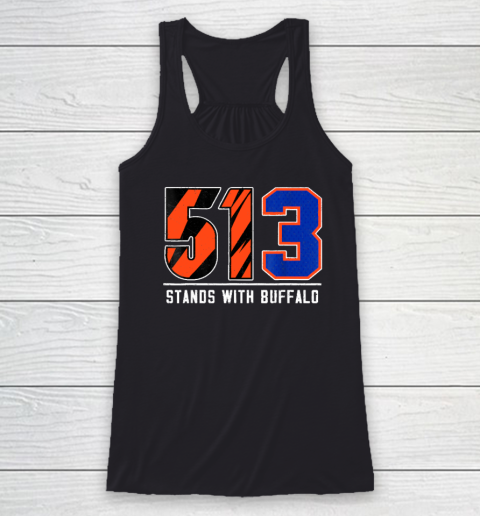513 Stands With Buffalo Racerback Tank