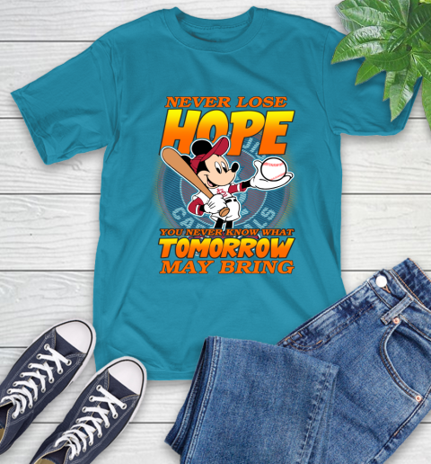 St.Louis Cardinals MLB Baseball Mickey Disney Never Lose Hope T-Shirt 9